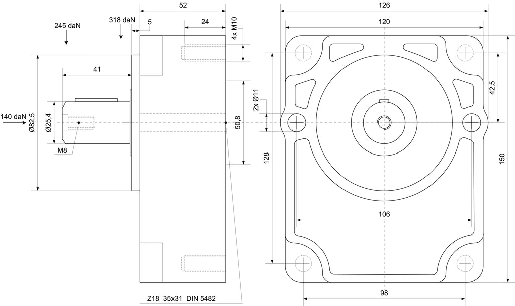 Vorsatzlager für Zahnradpumpen PLA – 2 | IM0001632.JPG