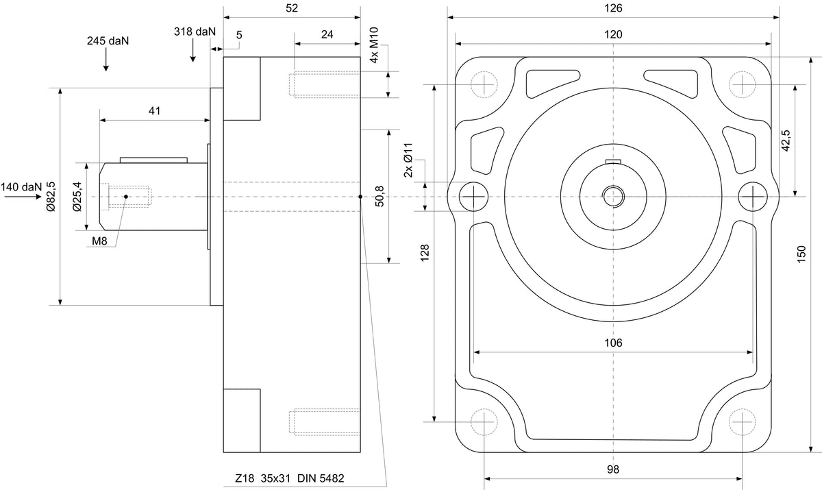 Vorsatzlager für Zahnradpumpen PLA – 2 | IM0001632.JPG