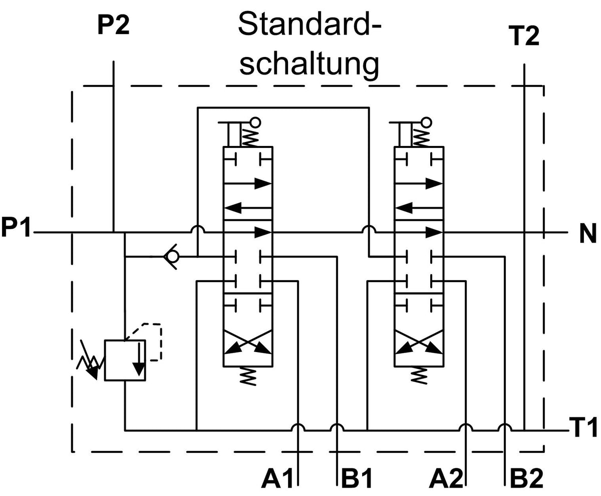Handhebelventil mit Kreuzsteuerung 2 Sektionen 40l – 4 | IM0001906.JPG