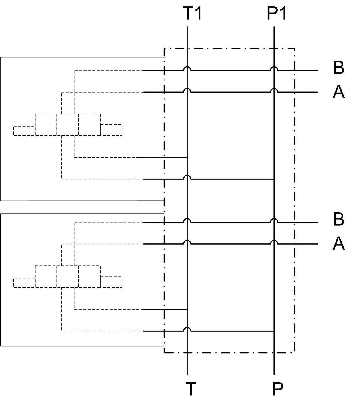 Kompaktanschlussplatten Cetop Ventil NG 06 – 3 | IM0002248.JPG