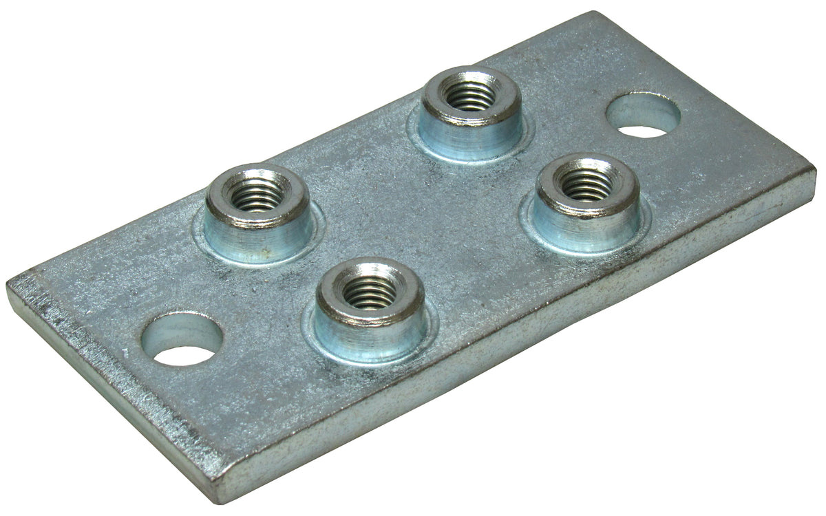 2-fach Anschweißplatten für Einrohrschellen mit Befestigungsbohrungen – 1 | IM0003151.JPG