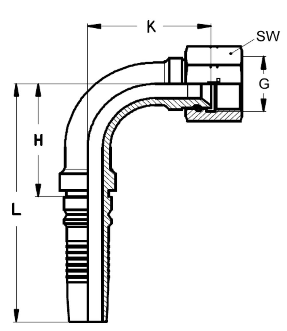 DKJ-S 90° (J.I.C.) - Edelstahl – 2 | IM0003305.JPG