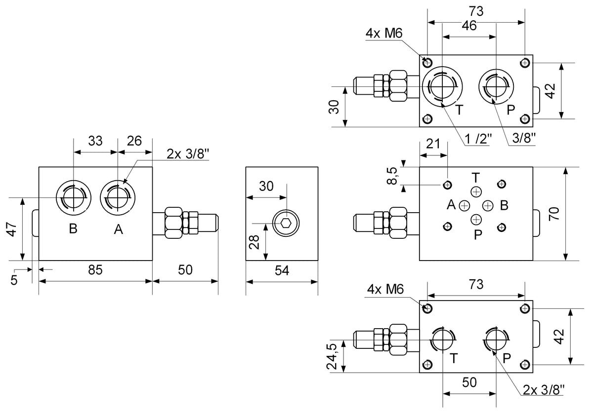 Anschlussplatten mit Druckbegrenzungsventile NG 06 – 2 | IM0003724.JPG