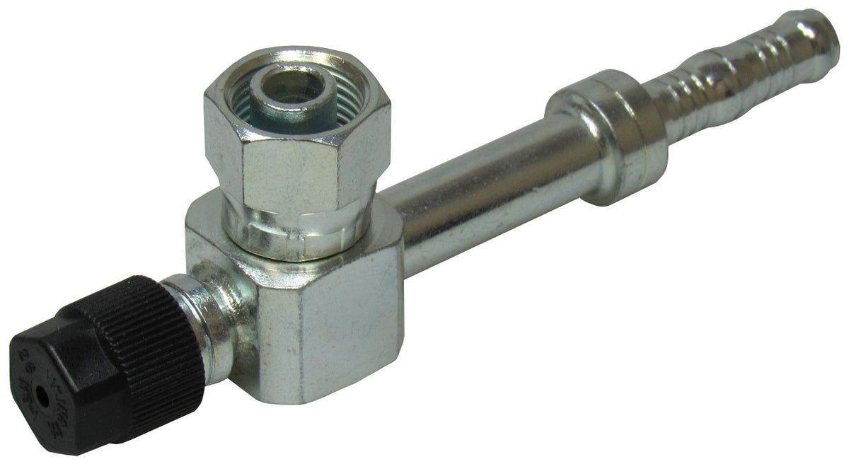 90° für O-Ring Abdichtung kompakt mit Ventil R134a VORNE – 1 | IM0003865.JPG