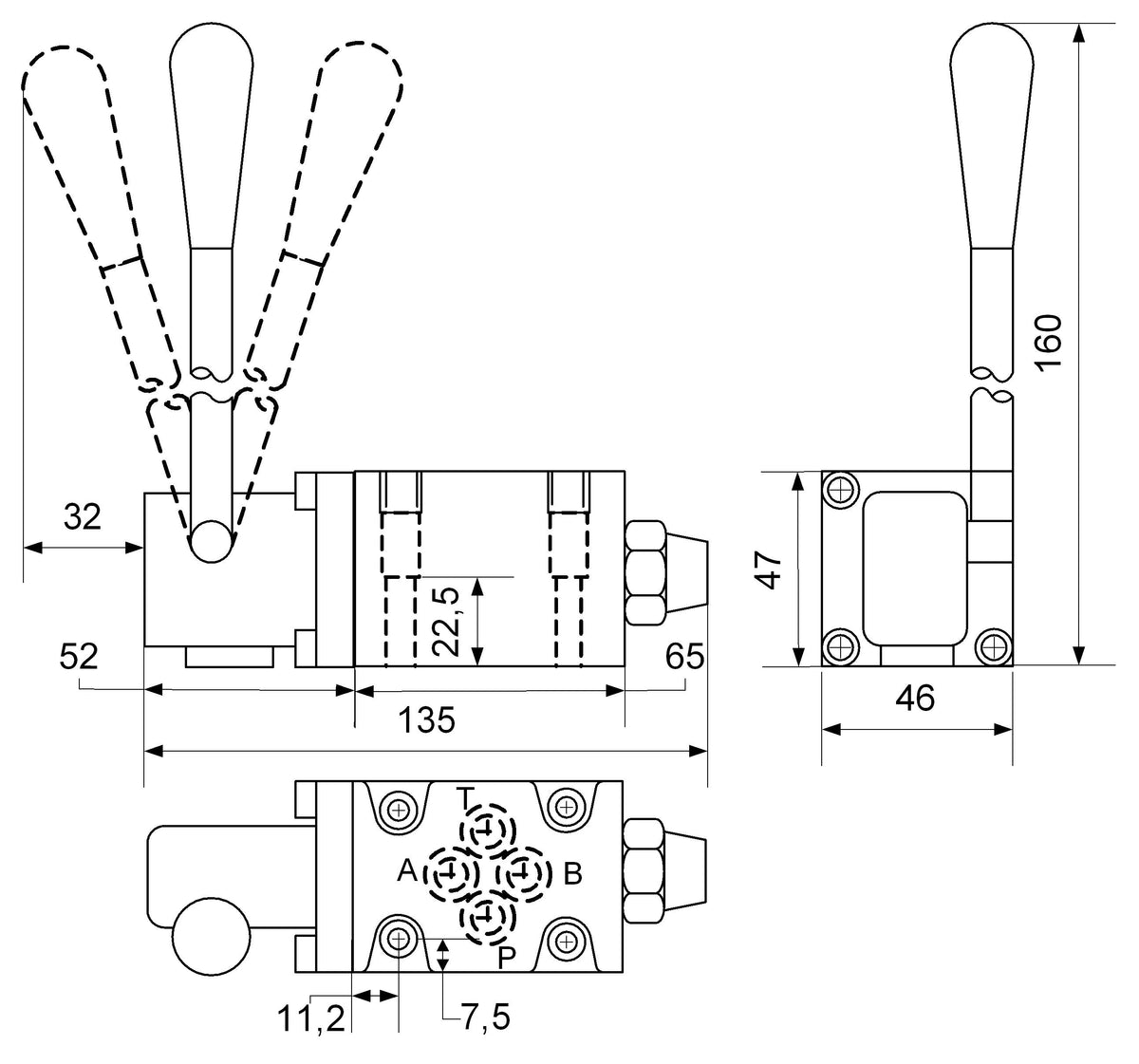 4/3 Wege Cetop Ventile NG 06 mit Hebelsteuerung – 3 | IM0003942.JPG