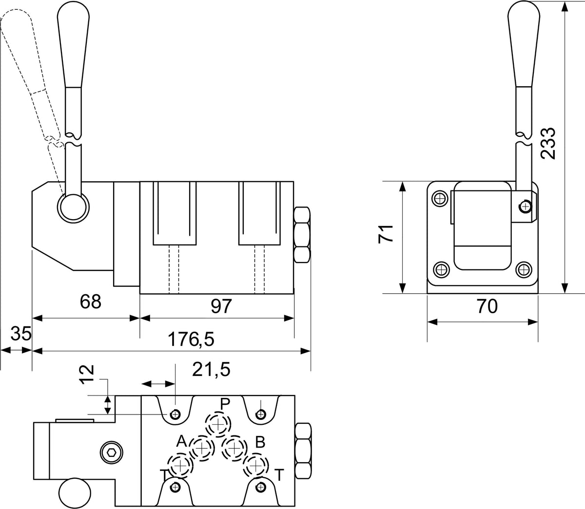 4/2 Wege Cetop Ventile NG 10 mit Hebelsteuerung – 3 | IM0003952.JPG