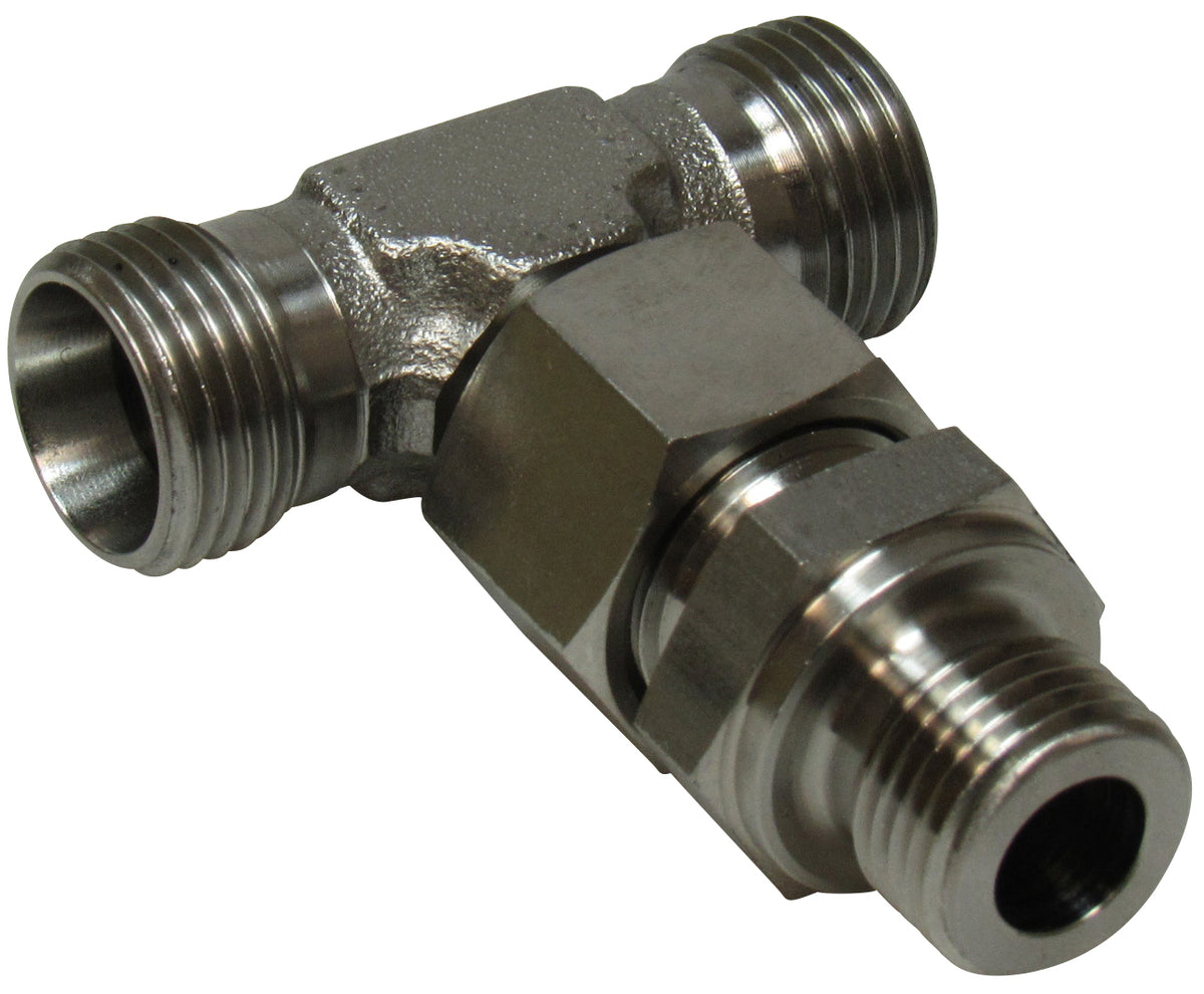 Einstellbare T-Einschraubverschraubungen, metrisch - Edelstahl – 1 | IM0010094.JPG