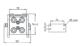 MultiFaster 4-fach DN 12 - Loshälften - PH, unter Druck kuppelbar – 3 | IM0010490.PNG